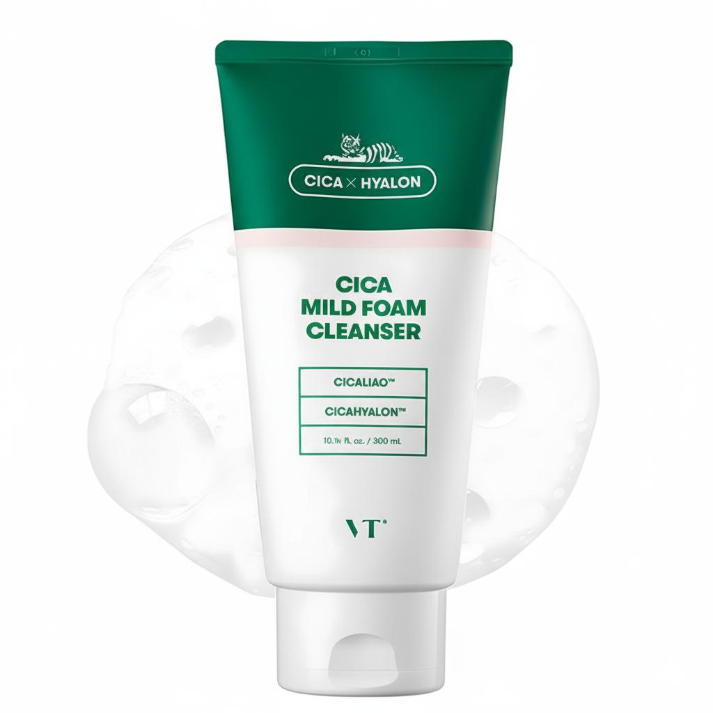

VT Cosmetics CICA Mild Foam Cleanser 300ml