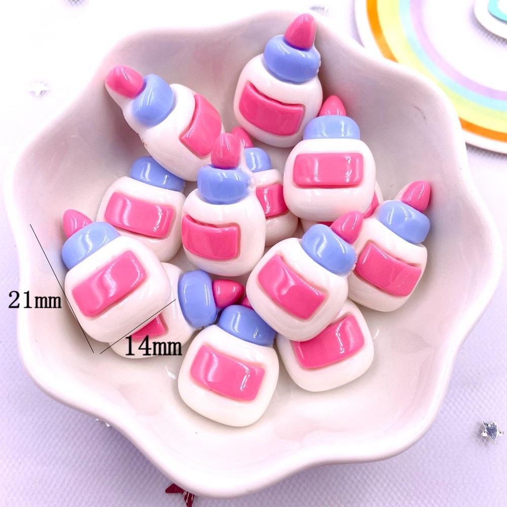 Resin Colorful 3D Pliers Hammers Wrenches Ruler Glue Flatback Cabochon Life Tools Figurines Scrapbook 10pcs DIY Home Decor Craft