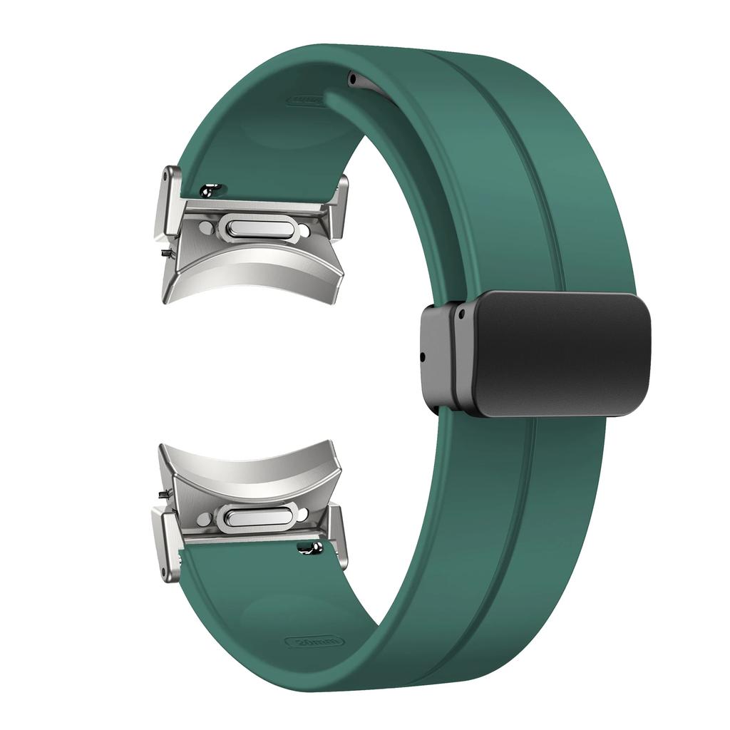 Magnetic Silicone Strap for Samsung Galaxy Watch7 6 44mm 40mm Sport Watchband 20mm Band Bracelet Galaxy Watch 6Classic 43mm 47mm