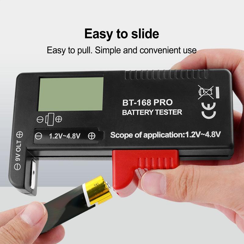 BT-168 PRO Battery Tester Checker 1.2V Auto Load Tester Digital Battery Checker Voltage Alternator Battery Analyzer