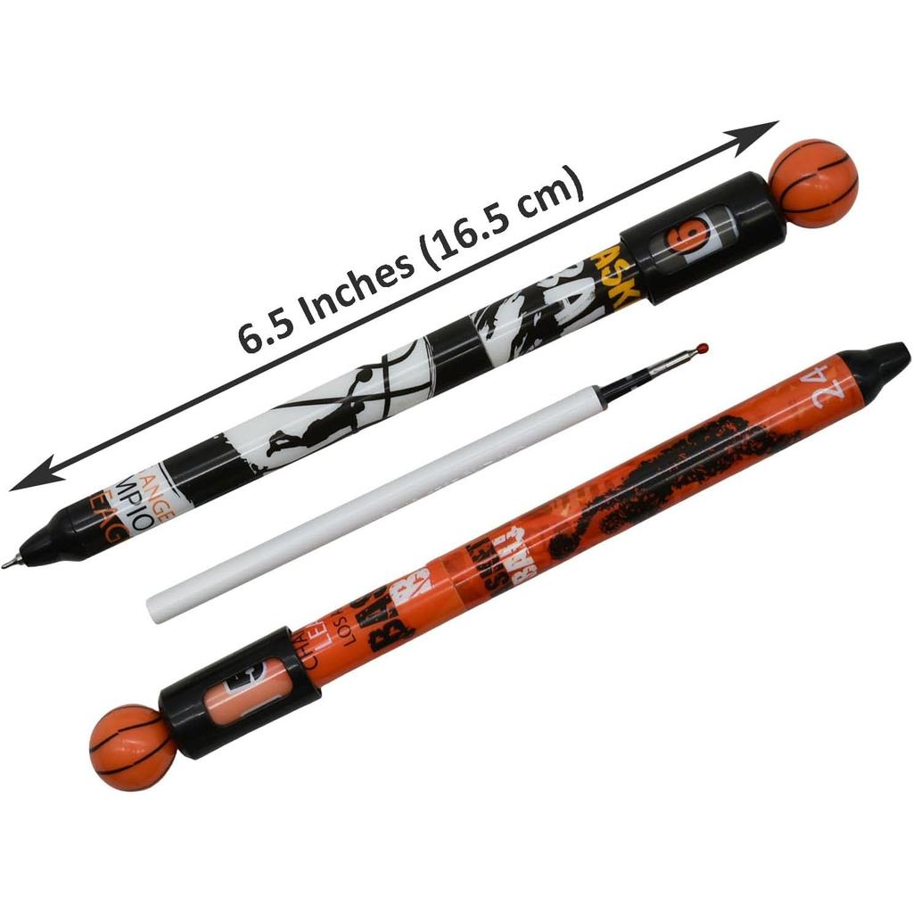 Maydahui Stylish Basketball Ballpoint Set of Cute Gel for for Christmas Present Pens, 8, 0.5mm, Pens, Sports, Exercise, Stationery, Planners,