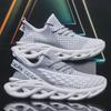 Men's Large Cross-Border Sports Shoes with Fish Scale Blade Design - Youthful, Lightweight, and Fashionable for Running