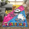 Fox Friends Adventure Area Rug Design for Decorate room Game Room Entryway Kitchen Antislip Carpet Office home decor