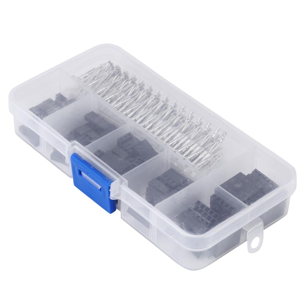

370pcs Wire Jumper Pin Connector Housing Terminal Kit and MF Crimp Pins