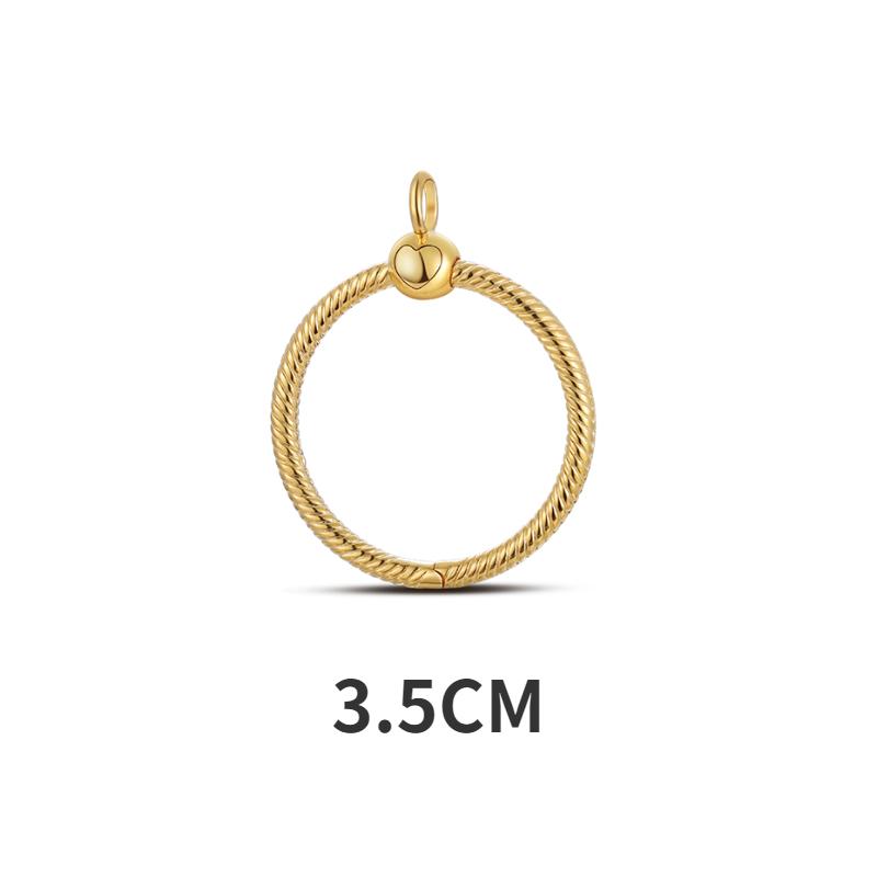 Silver Color O Pendant Moments Pave O Pendant Dangle Charms Fit Original Cable Chain Necklace Fashion Women Jewelry Making Gift