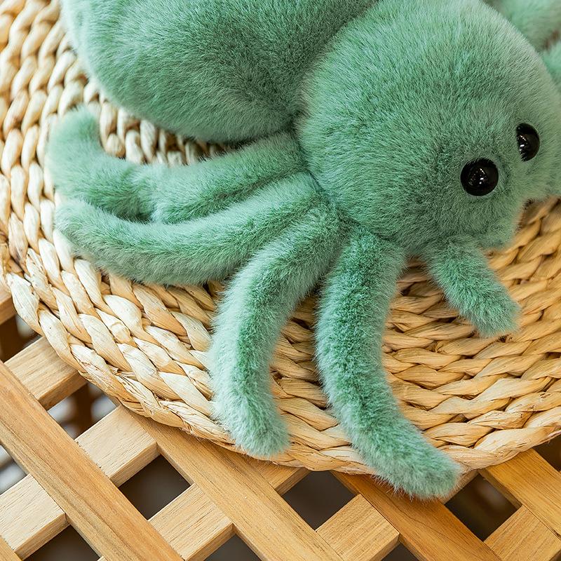 Halloween Plush Spider Doll: Soothing Prank, Cute Stuffed Animal for Children
