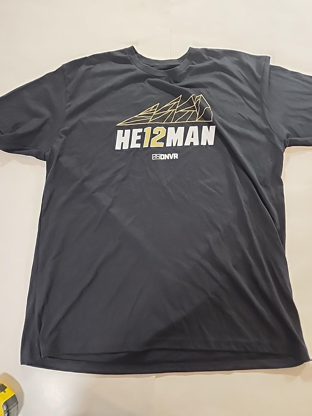He12Man Design 90S Graphic All-City Classic Tee Black Crewneck T-Shirt 2XL Unisex T-Shirt XXL