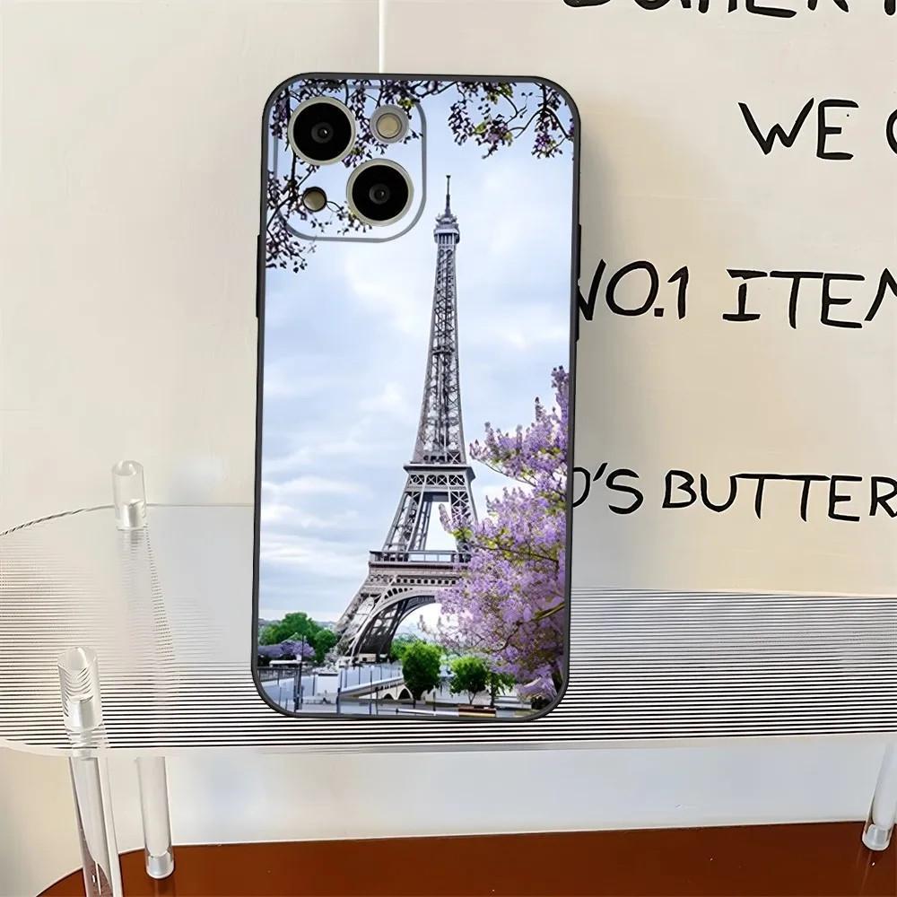 A capa para celular iPhone15ProMax Torre Eiffel em Paris é pintada e anti-queda.