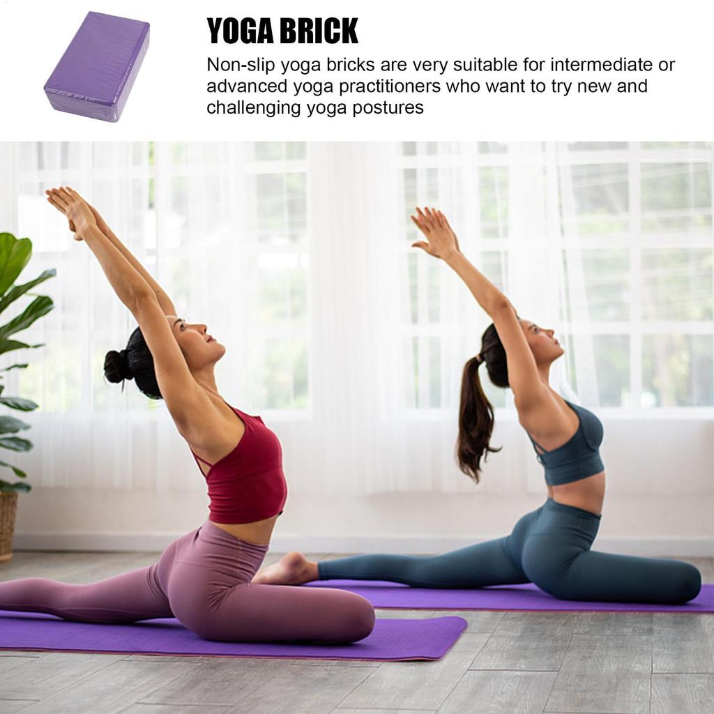 1pcs Yoga Blocks Non-Slip EVA Foam Yoga Block For Exercise Pilates Workout Stretching Meditation High-Density Brick 23X15X7.5cm
