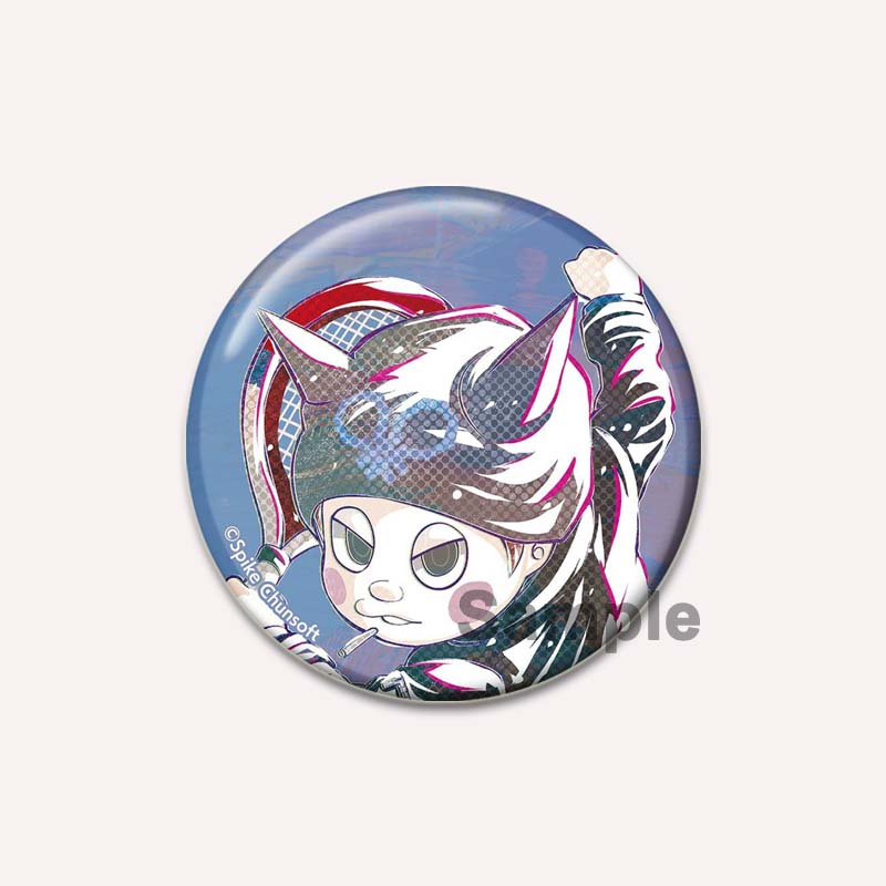 32/44/58MM Inferenz Abenteuer Spiel Anime Broschen Danganronpa HD Print Abzeichen Rucksack Kragen Cartoon Revers Pins Schmuck Geschenke Zubehör