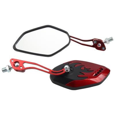 Motorcycle Universal Rearview Mirror 2PCS 8mm/10mm Anti-vertigo CNC Rearview Side Mirrors Mounting Bolts Moto Accessories