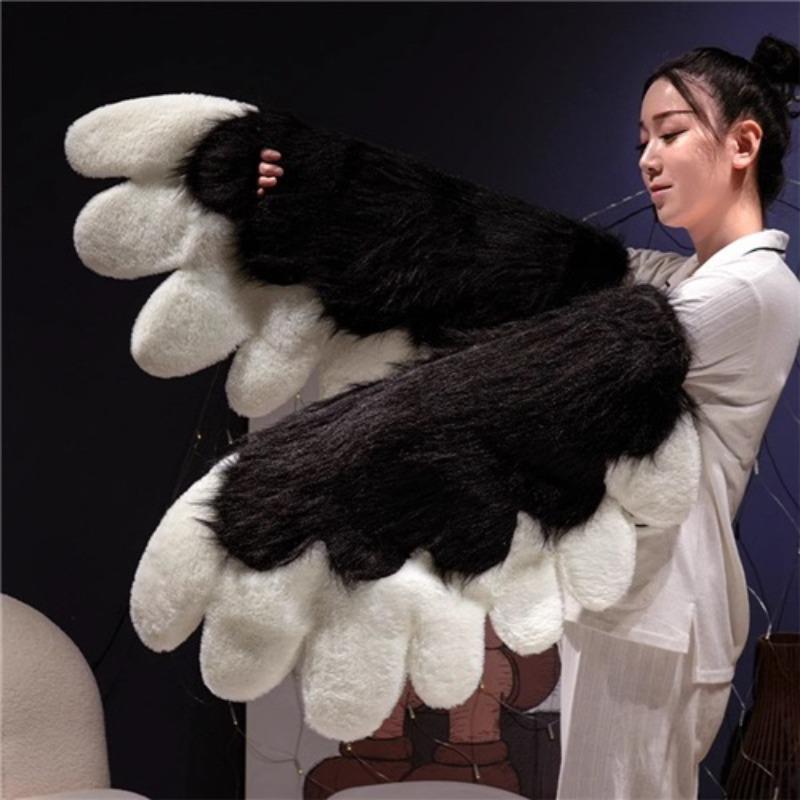 Two-dimensional Comic Show Cosplay Cute Cat Claws Beast Outfit Velvet Gloves Wing Decoration Student Spring and Autumn Girl