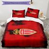 Monaco Football club Printed Pattern Duvet Cover Set – includes 1 duvet cover and 2 matching pillowcases Bedroom decor Christmas gifts