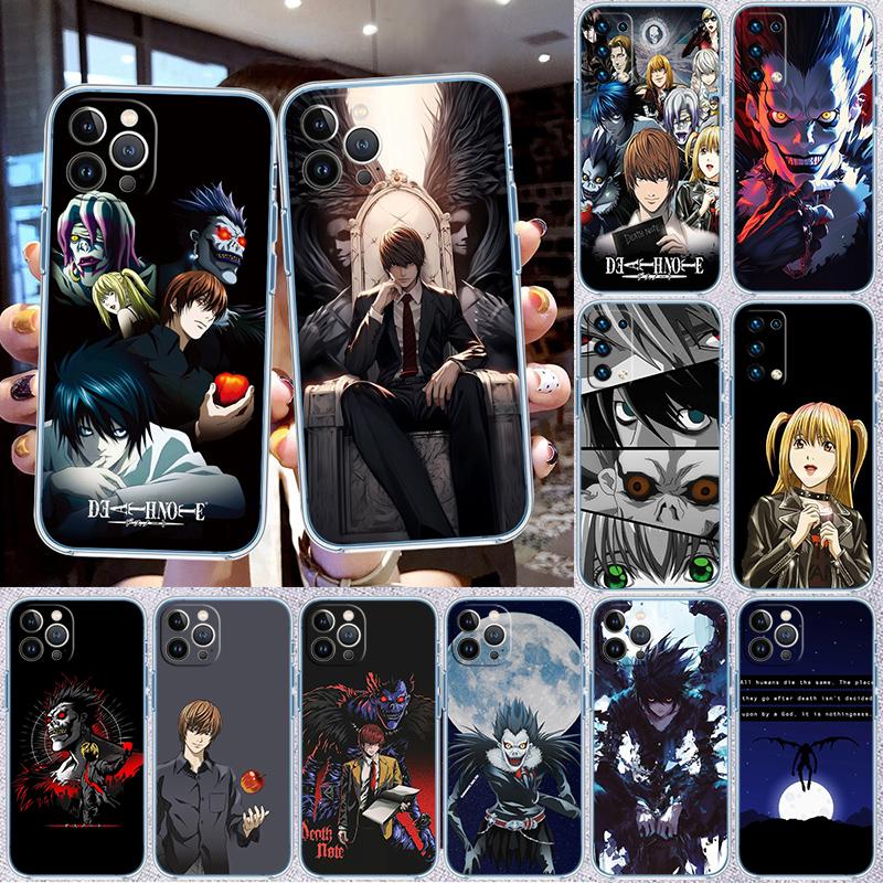 Death Note Ryuk kira Transparent Phone Case for Motorola Moto G40 G04 G05 One Ace Action Fusion + Plus Hyper Macro Vision Zoom