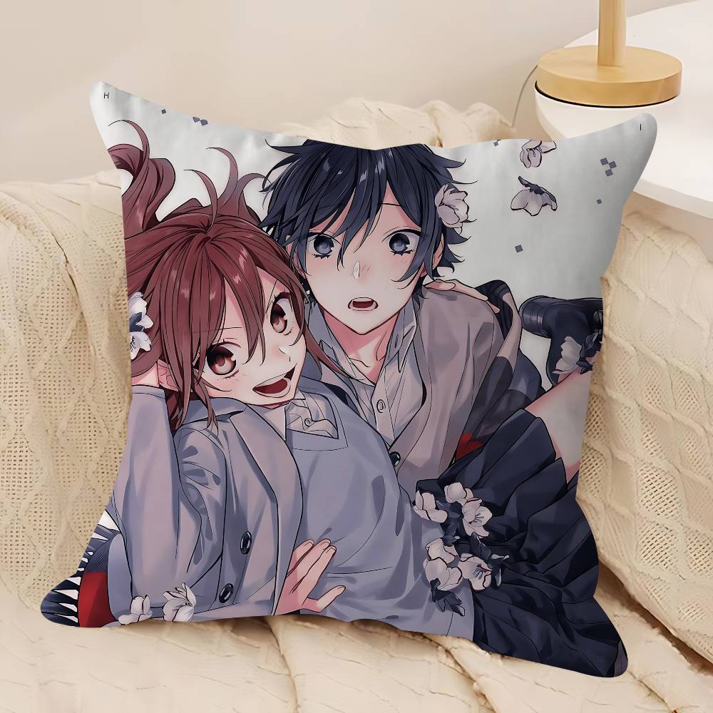 Anime H-Horimiya Pillow Anime Pillow Sofa Bed Head Pillow Cover Cushion Cover 45x45 Cm Fashion