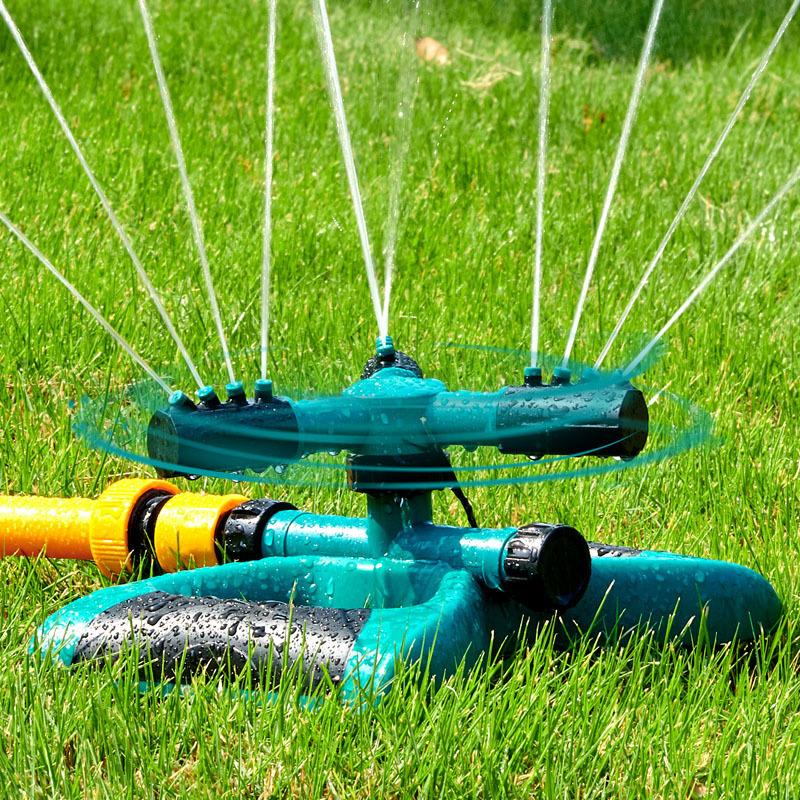 Arroseur De Jardin Rotatif 360° – Système D'arrosage Réglable Pour Grandes Surfaces, Avec Raccord Rapide