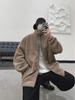 Men's Trendy Fleece Cardigan: Warm Loose Outerwear for Autumn/Winter Sports & Casual Workwear