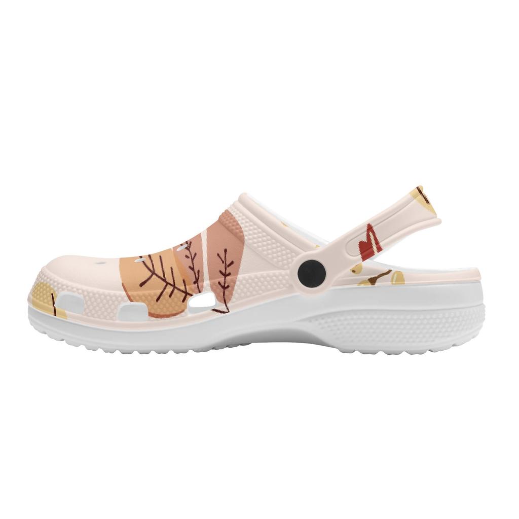 Printed EVA Travel Clogs Unisex Quick Dry Slip On Lightweight Travel Use Beach Garden Daily Walking Leisure Sandals Casual Walking