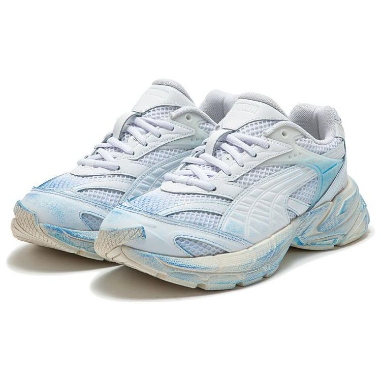 Puma Velophasis Overdye Unisex White Blue 391966-01