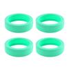 4Pcs Silicone Luggage Wheel Covers Noise Resistant Suitcase Caster Protector Anti-Wear Spinner Wheel Accessories