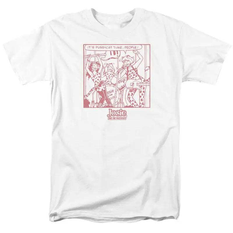 Archie Comics It s Pussycat Time T Shirt Licensed Comic Book White S разноцветный