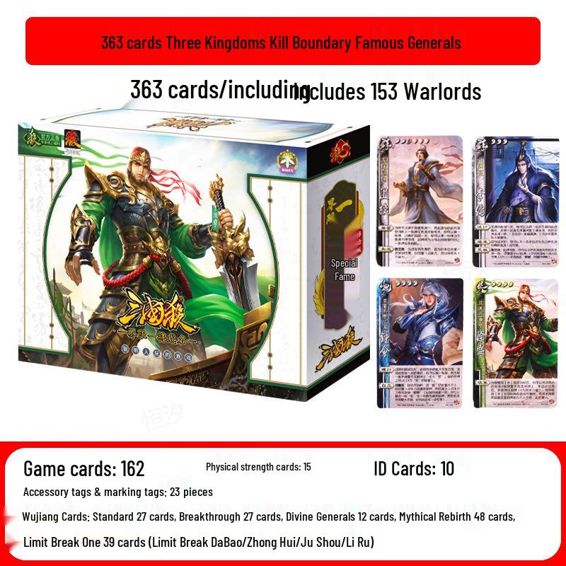 Three Kingdoms Kill Premium & Standard Edition: Full Set Tabletop Game Cards with Free Shipping