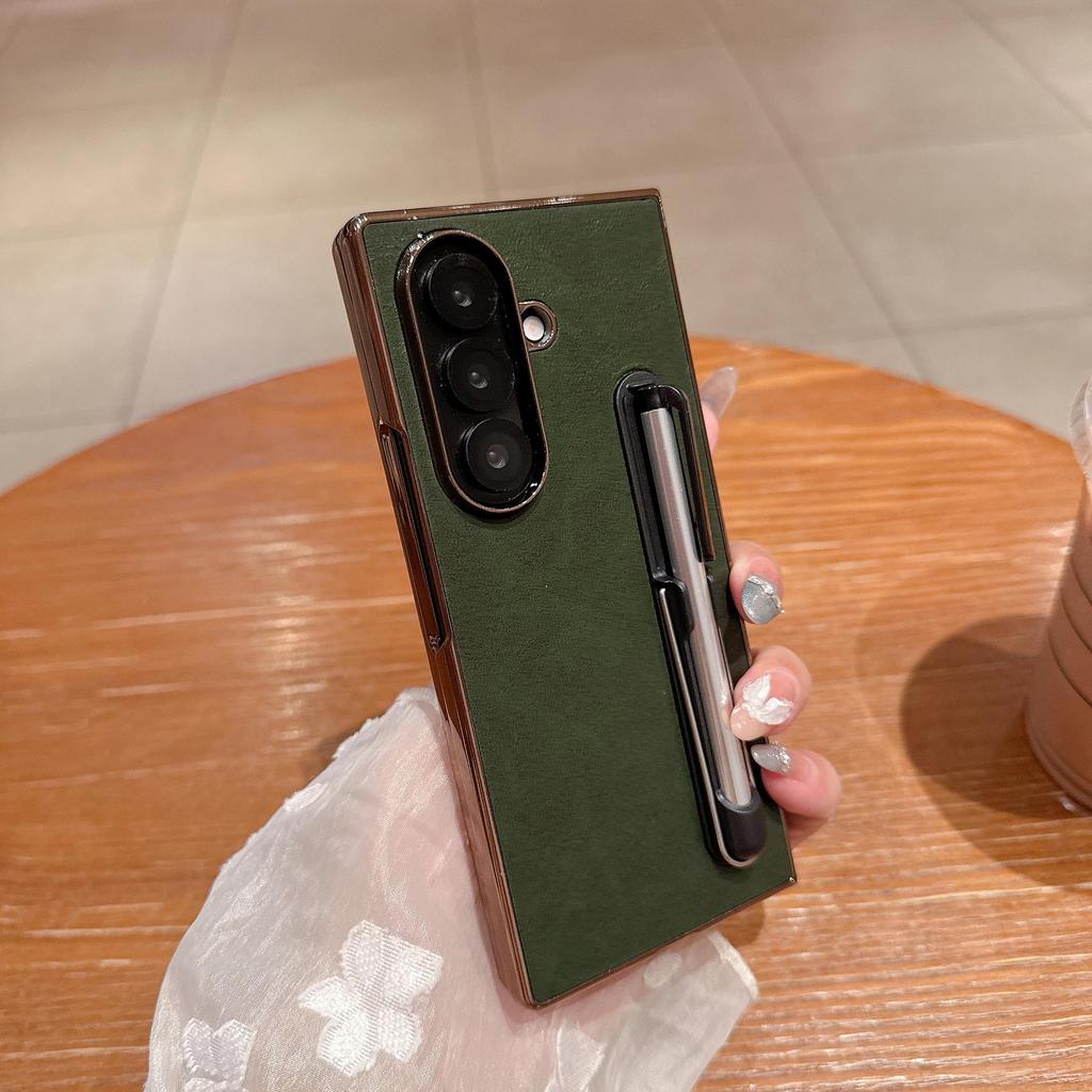 Electroplated Touch Pen Stand & Protective Case for Samsung Z-Fold 7/6