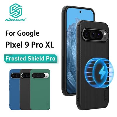 For Google Pixel 9 Pro XL Phone Case Nillkin Super Frosted Shield Pro Magnetic Hard PC+TPU Shell Shockproof Back Cover