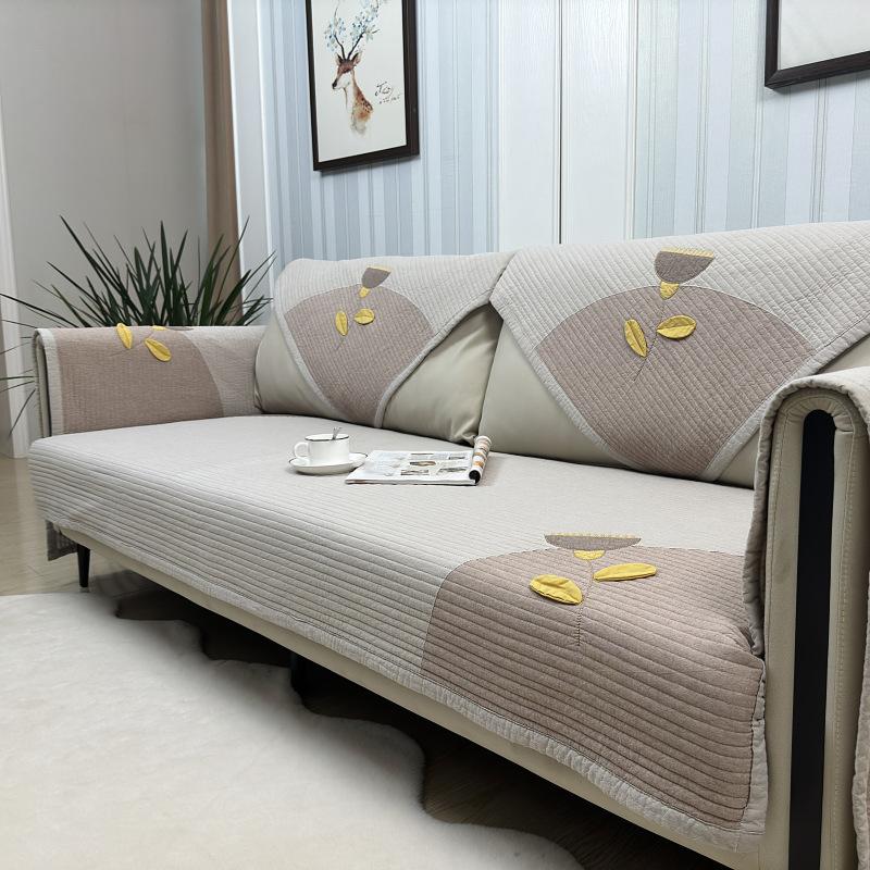 Cotton Sofa Cushion Four Seasons General High-grade Non-slip Cushion Simple Cotton Sofa Cover Cover Cloth Towel