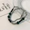 Titanium Bracelet Steel For Women Summer 2024 Unique Double Design Layer