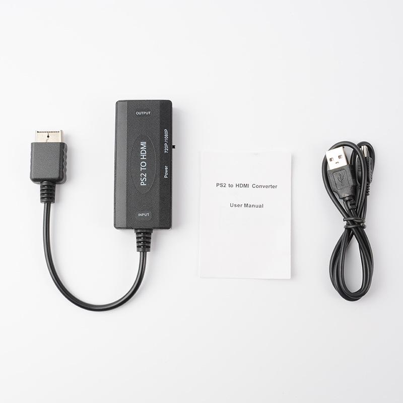 PS2 To HDMI Converter with Audio/Video Interface