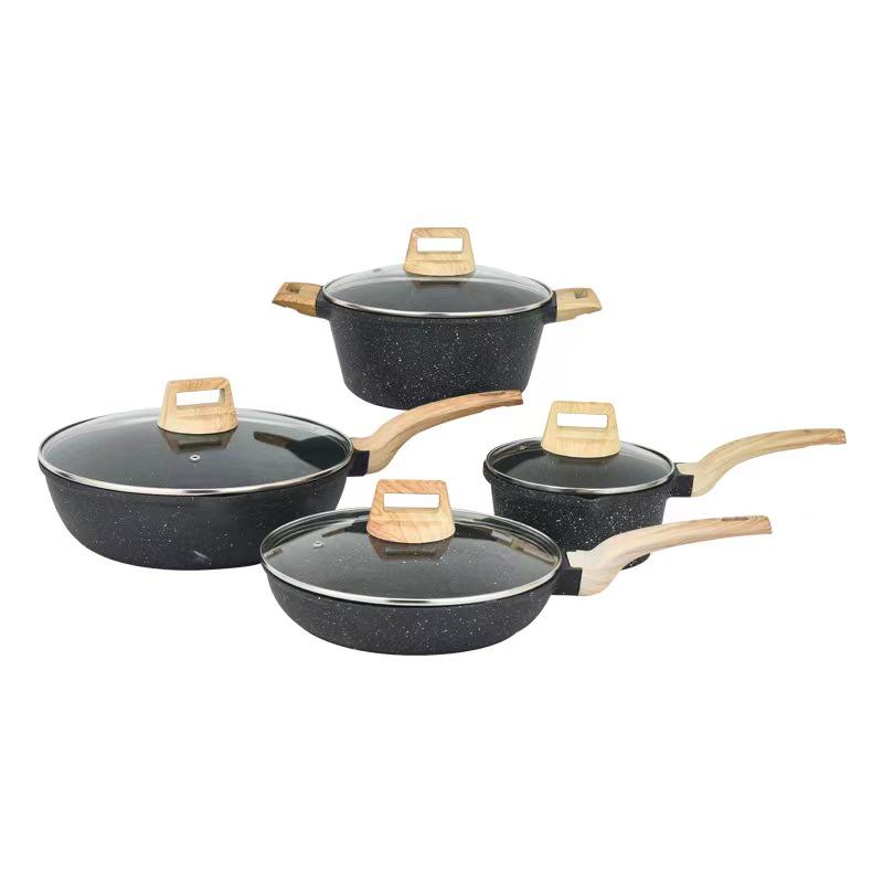 Maifan Stone Non-stick Stir-fry & Soup Pot Kitchenware Set