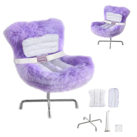 Doll Car Seat with Safety Strap Plush Doll Chair Sofa Multifunctional Car Interior Decor