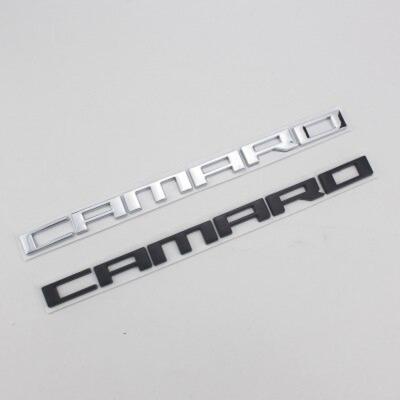 1X Yeni Krom Siyah Çıkartması 3D Metal CAMARO araba Arka Boot Bagaj Yazı mektup Rozeti Amblem Etiket Oto Logo