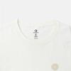 Converse T Shirts Men's Ecru Crew Neck Straight Fit MCJ644-W2Y