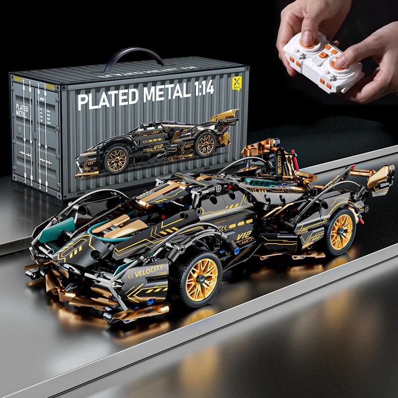 Tecnico da corsa Sport Car Model Building Blocks City Velocità meccanica Veicolo Supercar Mattoni Puzzle Giocattoli Kid Regalo per adulti
