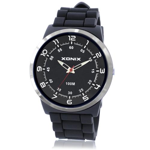 XONIX Fashion Men Sports Watches Waterproof 100m Outdoor Fun Quartz Watch Swimming Diving Watch Montre Homme Relogio Masculino