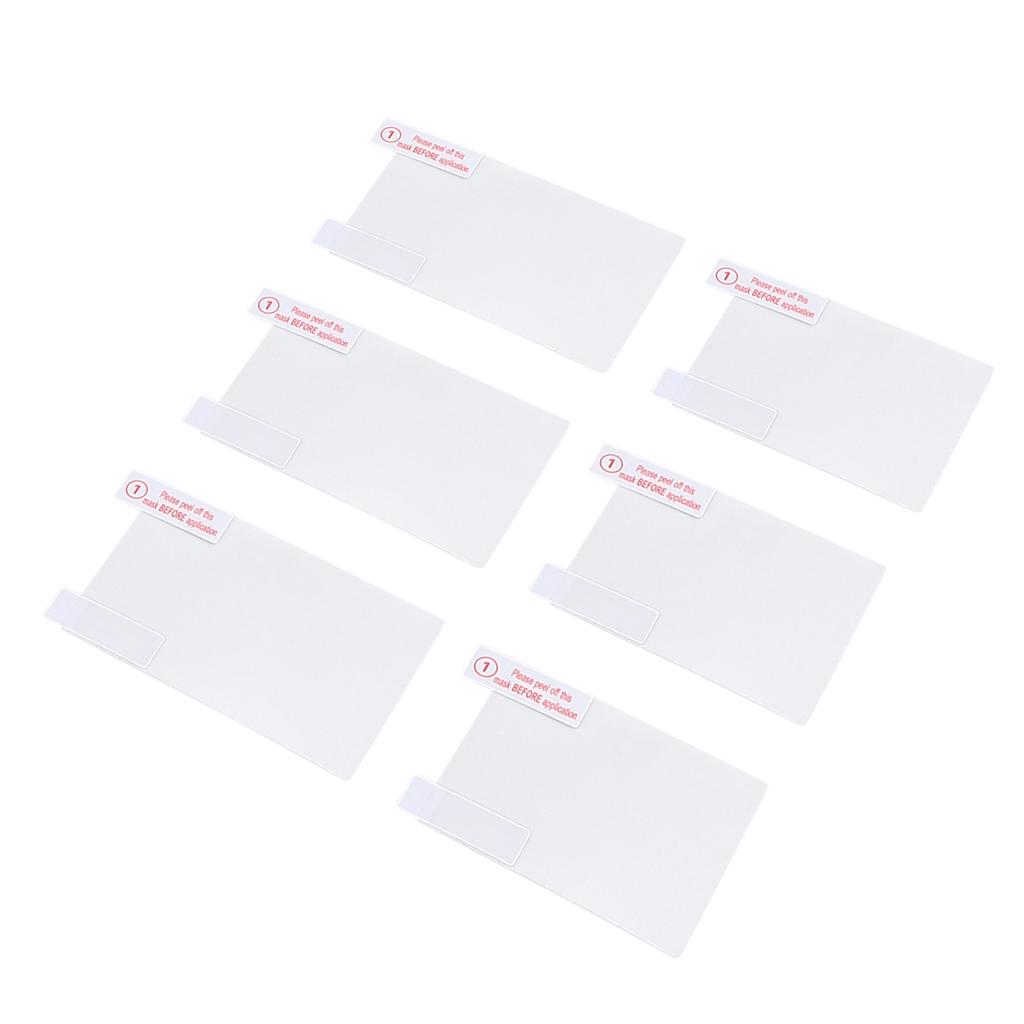 3 Set LCD Screen Protector for 3DS Tempered Glass Top Screen Protector and HD Clear PET Film Bottom Screen Protective
