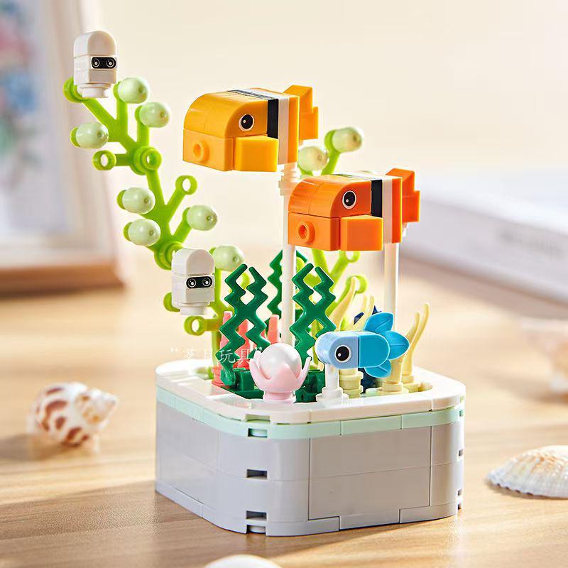 Ocean Animal Series Educational Building Blocks for Kids