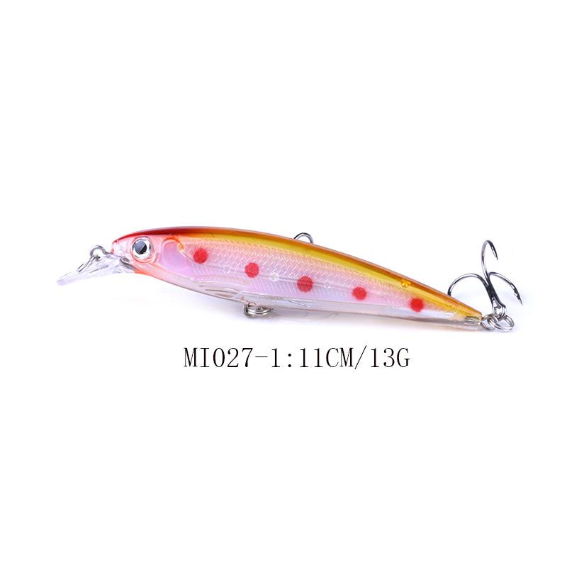 10Color Lure Bait Set for Long Casting Universal11cm13.4gBionic Hard Bait Freshwater Seawater Full Swimming Layer Fishing Gear F