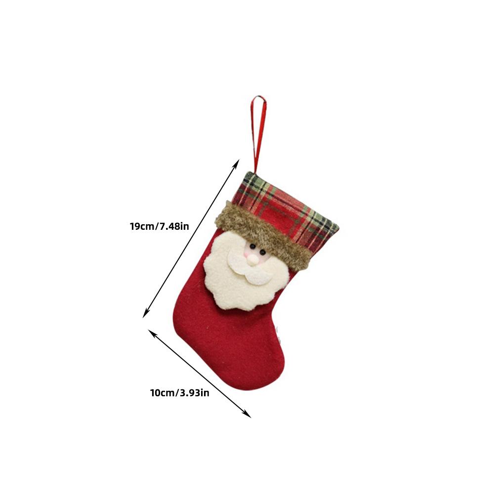 Christmas Pendant Window Wall Xmas Sock Decoration Household Themed Party Festival Atmospheres Decor Art Photography Prop