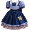 Girl Cosplay  Judy Hopps Police Officer Dress Zootopia Bunny Costume Kids Dress Up Halloween Rabbit Dress Outfits