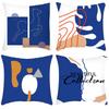 New Artistic Abstract Letter Print Pattern Print Pillow Home Sofa Cushion Cover