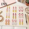 Lightweight Campus Style Earrings 1 Pair Teacher for Women, Cute 2D Acrylic Crayon Pencil Backpack Creative School Theme Dangle Drops Number Alphabet