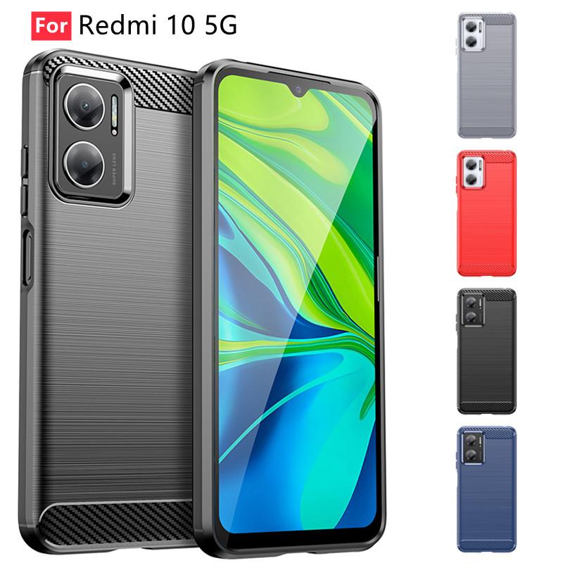 Per Xiaomi Redmi 10 5G Custodia Cover Redmi 10 5G Capas Nuovo Telefono Bumper Posteriore Antiurto Morbida TPU Cover Per Redmi 10 5G 2022 Fundas