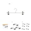 Durable Metal Clip Coat Hangers For Closet Organization With Non-slip Racks For Pants