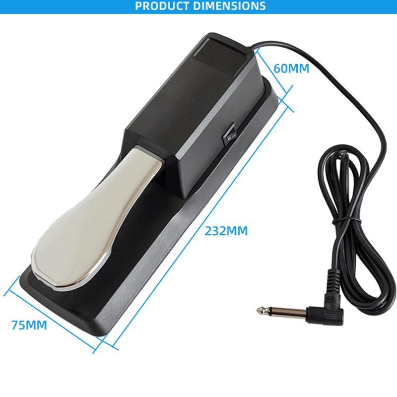 Pedală Damper Susținere Tastatură Pian Pentru Roland Korg Pian Electric Orgă Electronică Sintetizator Gyh