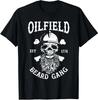 Vintage Oil Rig Worker, Oilfield Beard Gang T-Shirt