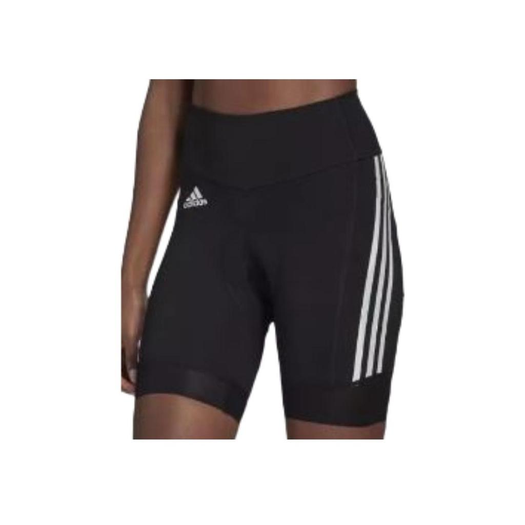 adidas Logo Striped Slim Fit Sports Shorts Women Shorts Black GM6731