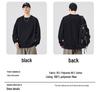 Men's Trendy Loose Fit Round Neck Hoodie - Autumn/Winter Casual Pullover for Teens